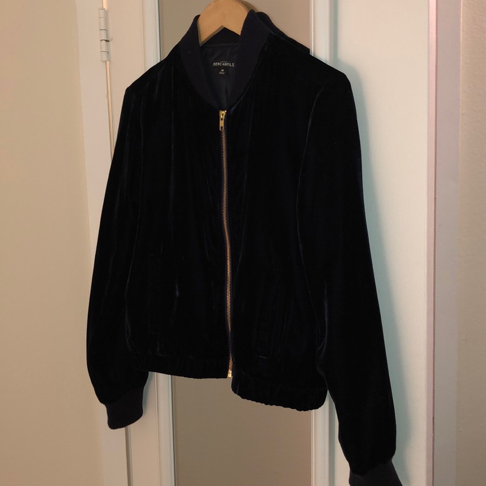 J. Crew velvet jacket